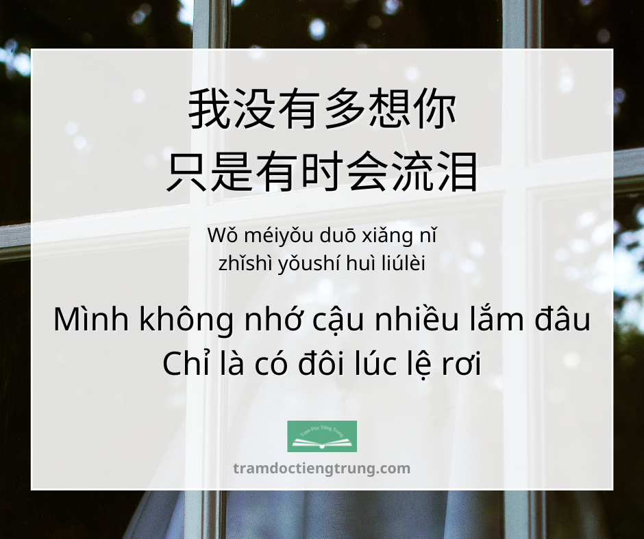 Quote; Mình không nhớ cậu nhiều lắm đâu Chỉ là có đôi lúc lệ rơi