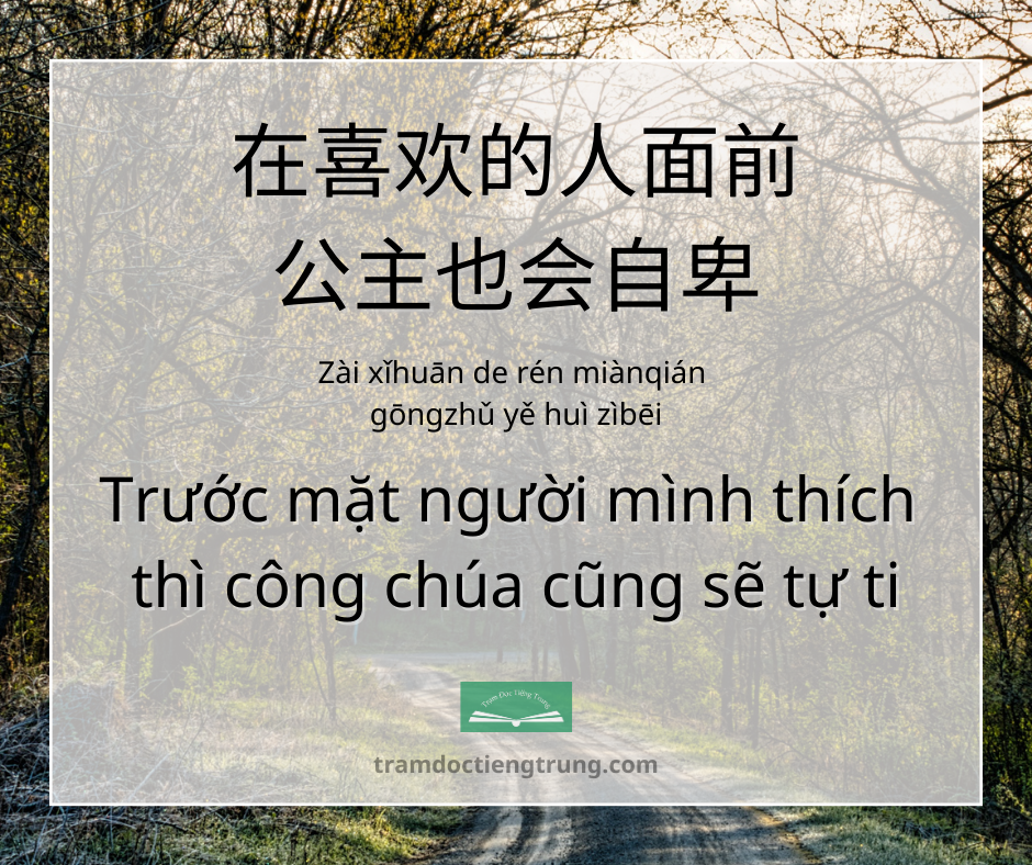 Quote: Trước mặt người mình thích thì công chúa cũng sẽ tự ti